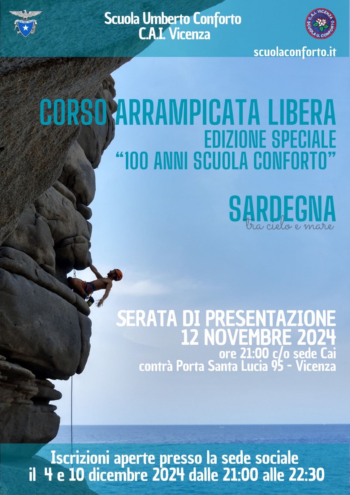 Serata di presentazione del Corso di Arrampicata Libera in Sardegna AL1 2025