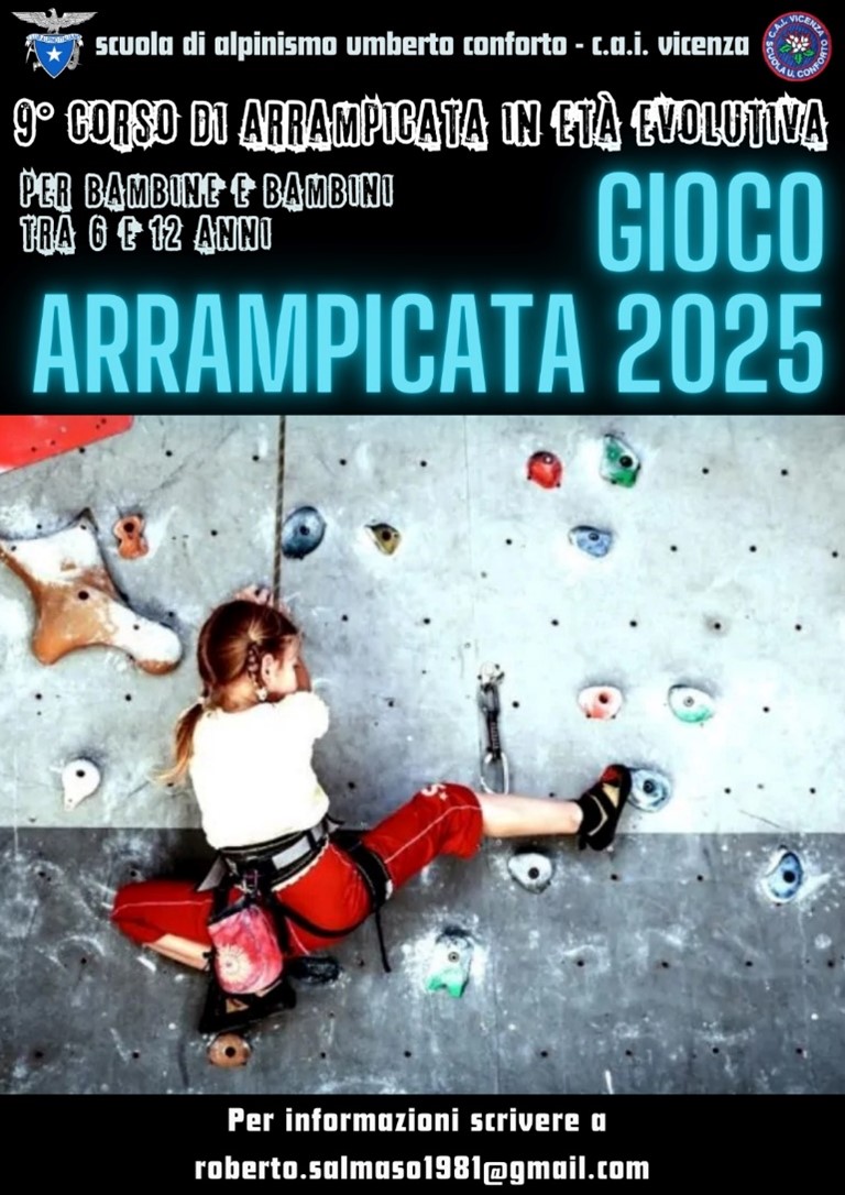 Serata di iscrizione al Corso gioco Arrampicata per bambini ALEE